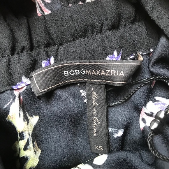 BCBGMAXAzria Floral Romper, NWT, Size XS - Picture 11 of 16